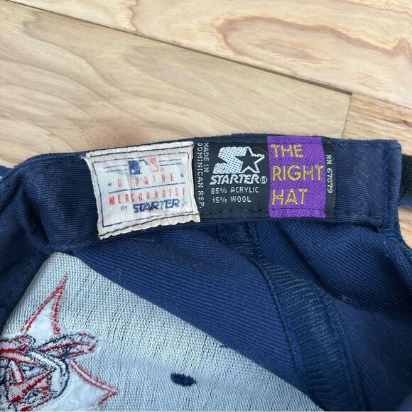 Cleveland Indians Hat Ball Cap MLB Starter The Right Hat Chief Wahoo Guardians - Picture 9 of 12